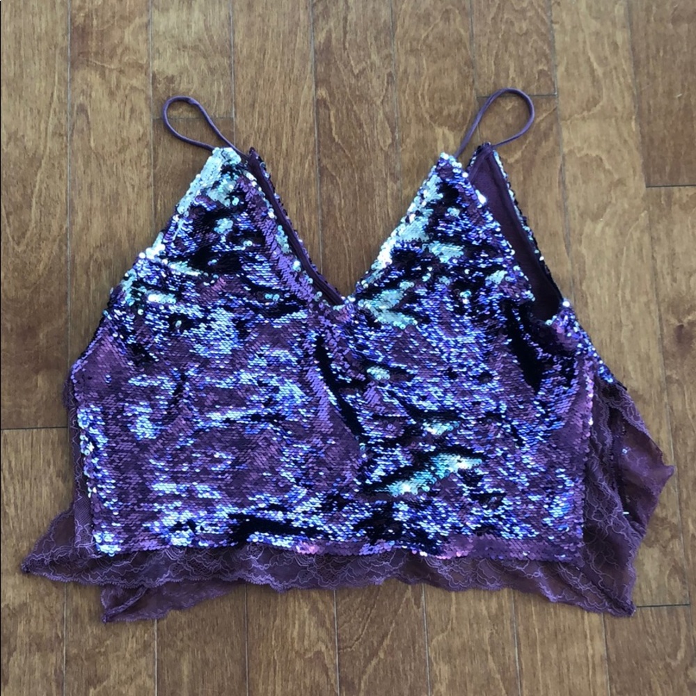 Free People sequin top